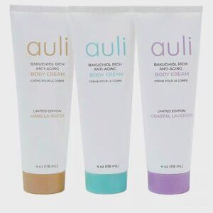 Auli Skin Original Rich Anti-Aging Body Cream with Bakuchiol Set of 3